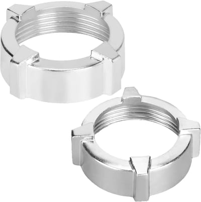 2 Stks Vleesmolen Noten, 6 cm Binnendiameter Vleesmolen Moer Keuken Vleesmolen Vervangende Onderdelen voor Vleesmolen Elektrische Vleesmolen
