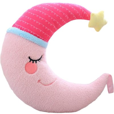 Pluizig Sterrenwolk Maan Regenboog Pluche Kussen Gevuld Hemel Natuurlijk Kussen Geel Roze Blauw Verlegen Emotie Pluche Decoratie Cadeau