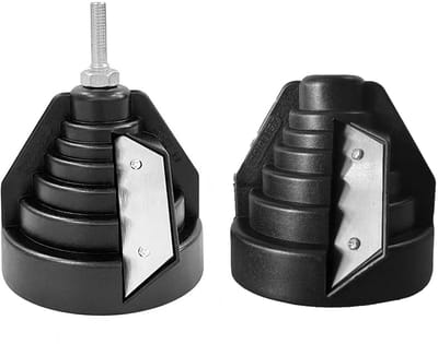 Dailygoods- Ontbraamgereedschap - Kunststof Buisafschuining - 2 Stuks - Voor 20-63 mm PVC/ABS/PP/PE - Hoogwaardig Materiaal - Slijt- en Corrosiebestendig - Buisafschuiner