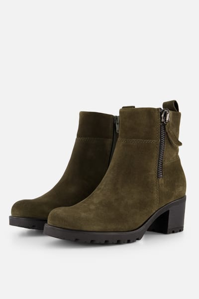 Gabor Gabor Enkellaarsjes groen Suede
