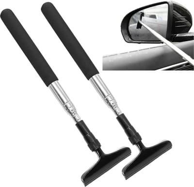 Ruitenwissers - Ruitenwissers - 2-pack - Intrekbare zijspiegelwissers - Mini-achteruitkijkspiegelwissers - Achteruitkijkspiegelwissers voor General Motors, zwart