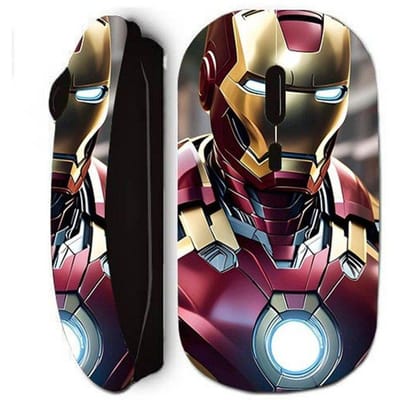 Souris sans fil - Iron Man - Avengers Combat - Noir - Technologie Wi-Fi - Nano clé USB