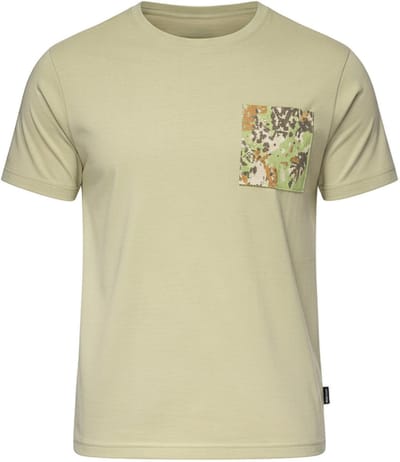 OMBRE T-shirt - Regular Fit - Katoen - Korte Mouw Lichtolijfgroen S