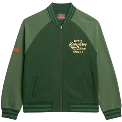 Superdry College Graphic Jersey Bomber Vest Heren - Maat L