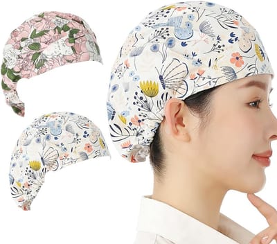 Vrouwen Keukenhoedjes voor Koks - Verstelbare Haarbedekkingen met Staartband, Ideaal voor Koken en Schoonmaken