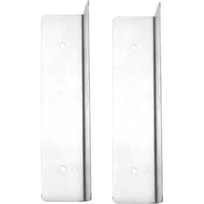 Gardiens de joint de porte de garage Acier inoxydable Fixation permanente Gardiens serpent de porte de garage pour portes de garage standard white