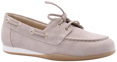 Nerogiardini Elegante Schoenen Velour Tr Dogna Amber/Ivoor - Fashion Wear - Vrouwen