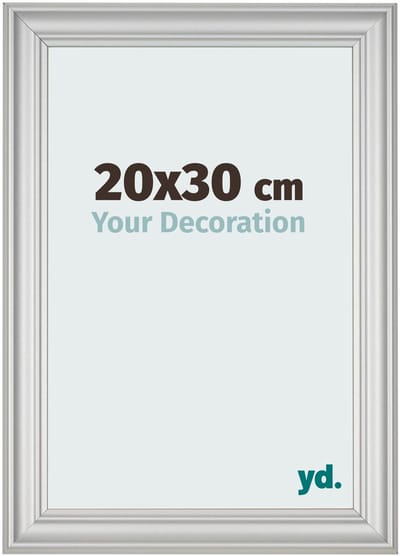 Your Decoration - Fotolijst 20x30 cm - MDF - Zilver Mat - Lazio