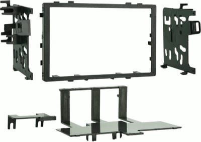 2-DIN Paneel geschikt voor Honda/ Acura/ Isuzu - Kleur: Zwart (METRA)