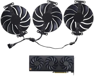 Grafische Kaart Ventilator - Koeler Onderdeel - Component Vervanging - Standaard Formaat - 90MM Diameter - Zwart