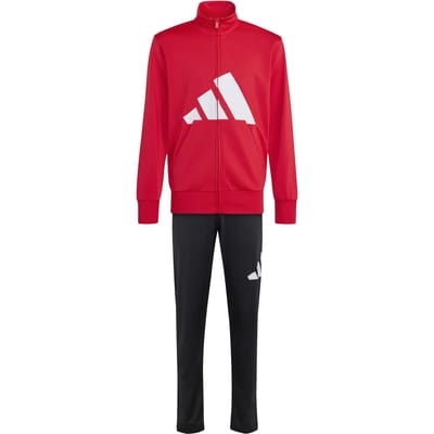 adidas Tricot Large Logo Tracksuit Junior - Rood, Rood 7-8Y