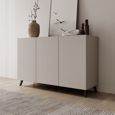 Meubella - Pulse 3 - Dressoir - Beige - 120x40x76 cm