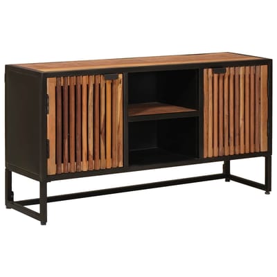 vidaXL - Dressoir - 105 - x - 30 - x - 55 - cm - Massief - Mangohout - en - Geëngineerd - Hout