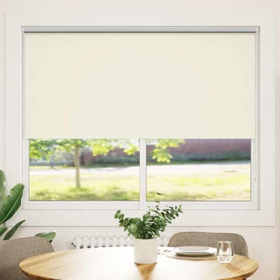 vidaXL - Rolgordijn - verduisterend - 164,4x175 - cm - gebroken - wit