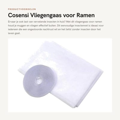 Dailygoods- Vliegengaas Eenvoudig te Installeren - Insectengaas - Muggengaas - Vliegendeur - Raamscherm - 130cm x 150cm - Muggenscherm