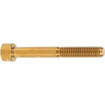 M6x50mm Fiets Stuurpen Schroef Aantrekkelijke Titanium Legering Fiets Stuurpen Schroef voor Buiten Goud beige