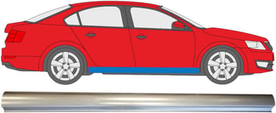 Reparatie dorpel onderste deel voor Skoda Octavia III 2013-2020 / Rechts