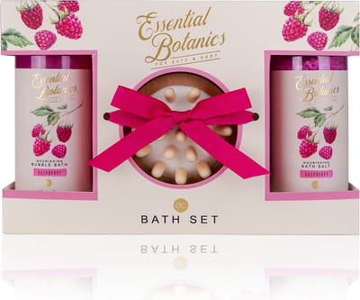 - Wellness cadeaupakket - geschenkset - Botanic Spa - framboos - Kado vrouwen, moeder, vriendin, zus, oma, mama
