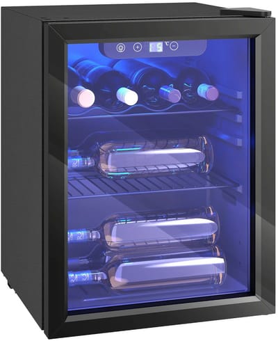 Sello mini koelkast – wijnkoelkast – frigo – temperatuur 4° tot 16°C – omkeerbare deur – L43 × B41,5 × H57,5 cm – 48 liter