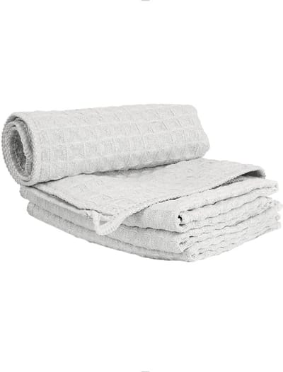 Microvezel Barista-schoonmaakhanddoek set van 4 - koffiereinigingsaccessoires voor espressomachine en meer - 30 x 30 cm