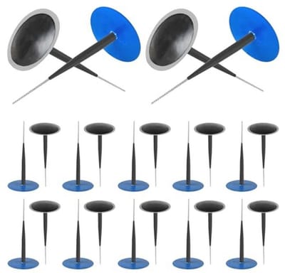 24 Stuks Reparatieset voor Autobanden - Rubber Paddenstoel Reparatiebanden
