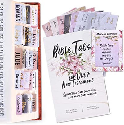 Gelamineerde Bijbel Tabs Goud - 90 Stuks Tabbladen voor Studie en Journaling voor Vrouwen