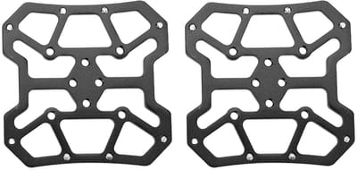 Dailygoods - Clipless To Flat Pedal Adapter - Fietspedaal Converter - Aluminium Legering - Zwart/Rood - Mountainbike Accessoire - Geschikt voor Casual...