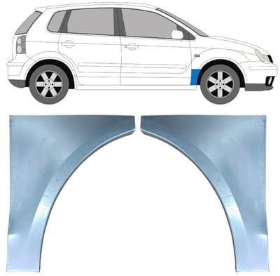 Reparatiepaneel voorspatbord voor Volkswagen Polo 2001-2009 / Links + Rechts