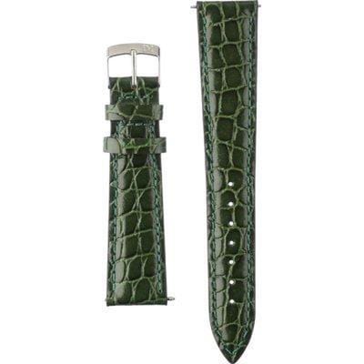 Morellato Horlogebandje - Morellato horlogeband U0751 Liverpool - leer - Groen - bandbreedte 20,00 mm