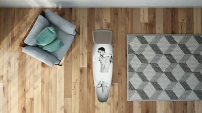 Strijkhoes, 130 x 50 cm, thermogevoelig, maat L, voor heren