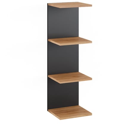 Vicco Paolo Wandplank – 30 x 95 cm Antraciet