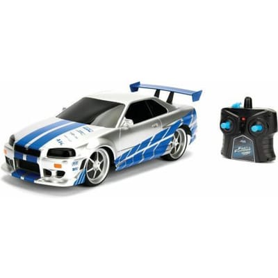 Jada Toys - RC Fast & Furious Nissan Skyline GTR 1:16 - Op afstand bestuurbare auto - miniatuurvoertuig - radiografische auto