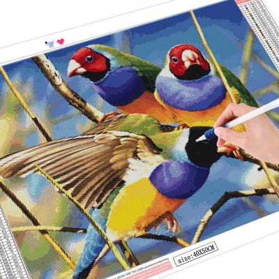 Diamant schilderij vogel volledige vierkante nieuwe aankomst diamant borduurwerk dier Cross Stitch Kit handgemaakte cadeau muur decor Full Square 20X30CM