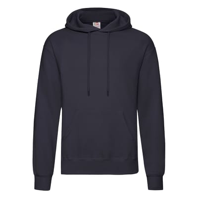Fruit of the Loom katoenen herenhoodie (Deep Navy)
