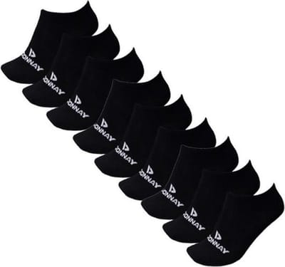 9-Pack Donnay Sneakersokken - Black (020) - maat 35-38
