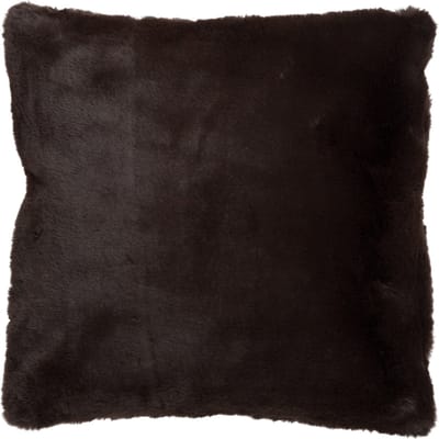 J-Line kussen Cutie - polyester - donkerbruin