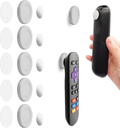 Magnetische Wandhouder voor Afstandsbediening en Telefoonopslag - Sterke Magneten, Geen Boren Nodig, Ideaal voor Thuis, School en Kantoor