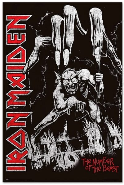 Iron Maiden Number of the Beast - Maxi Poster - 61x91,5cm