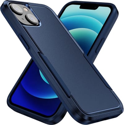 Back Cover Geschikt voor Apple iPhone 14 | Rugged Hoesje | Beschermhoes | Schokbestendige Hardcase | Shockproof | Tegen Vallen | Blauw