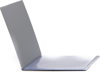Goodline® - PVC Portfoliomap geschikt voor 12 pagina's - type Classic-Zilver
