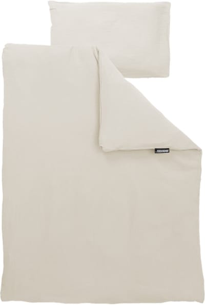 Snoozzz Dekbedovertrek Ledikant - 100x135cm - 100% Hydrofiel Katoen - Champagne