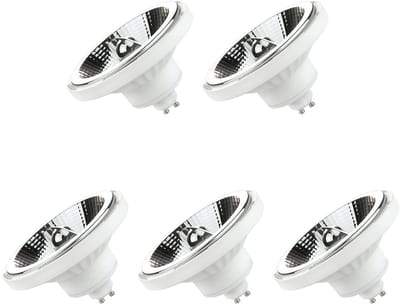 Spectrum GU10 LED Spot AR111 - 10 Watt - 230V - 1050 Lumen - 4000K Neutraal wit - Natuurlijk licht - Energiezuinig - 5 stuks