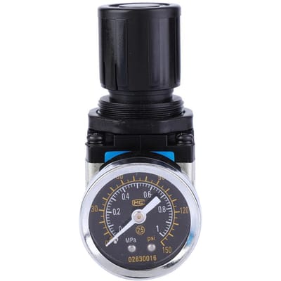 AR2000 02 G1 4 Luchtfilter Bron Compressor Instelbare Drukregelaar Reduceerventiel