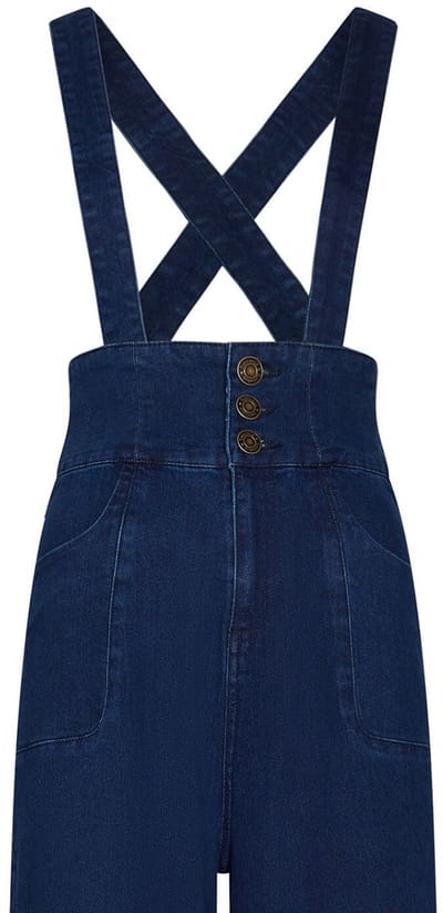 Succubus Clothing Gaby Denim Jeans Broek Navy