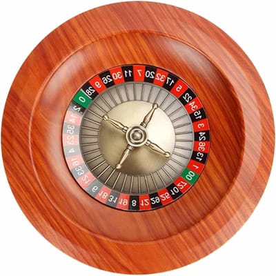 Roulette Wiel Spelset - Draaibare Tafel Speeltafel - Spelletjesavond Thuis - Hoogglans Laklaag - 12 inch - Niet gespecificeerd