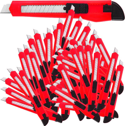 Breekmes - 9mm Afbreekmessen Vergrendeling – 100 Stuks