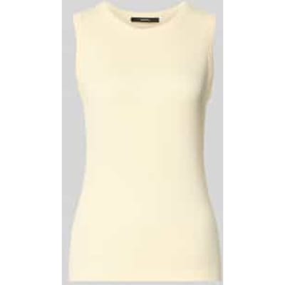 Tanktop met ribstructuur model 'Kleanne'