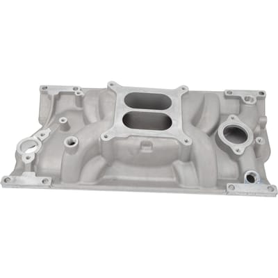 Collecteur d'admission Vortec Double Plan Performance Efficace Aluminium Coulé pour SBC 350 383 1997 et Plus gray
