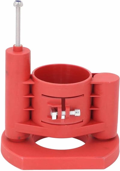 Freeslift Basis - Hefsysteem Tafel - Houtbewerking Frezen - Nauwkeurige Hoogteverstelling - 46 Mm Hefhoogte - Zilver