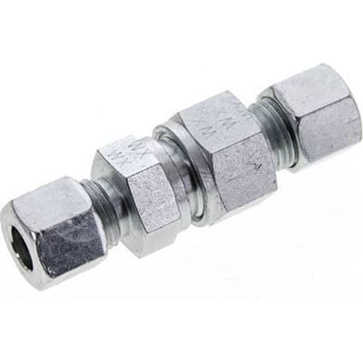 10L (M16x1.5) Elektrolytisch verzinkt Stalen Terugslagklep Snijring 1-250 bar ISO 8434-1